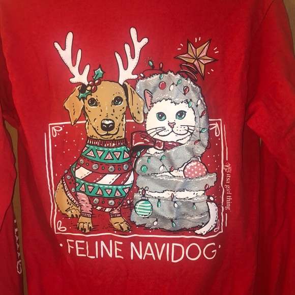 Itsa girl thing Xmas tee - Picture 1 of 3